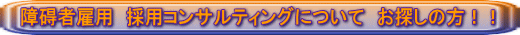 ��V�Ҍٗp�@�̗p�R���T���e�B���O�ɂ��ā@���T���̕��I�I